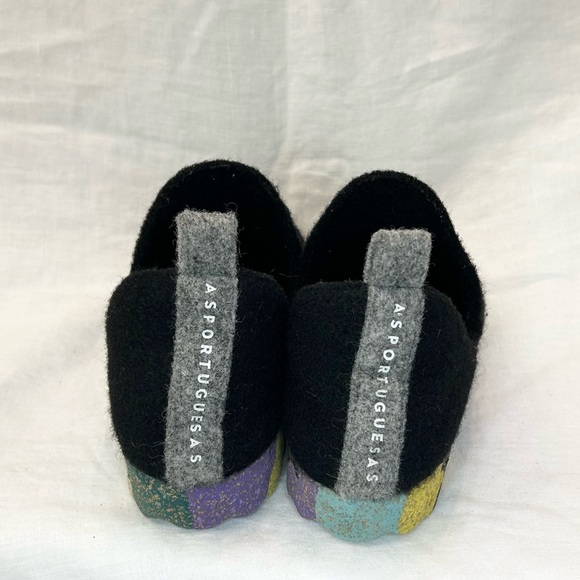 Asportuguesas Round Toe Shoes in Multi Black - Picture 6 of 14
